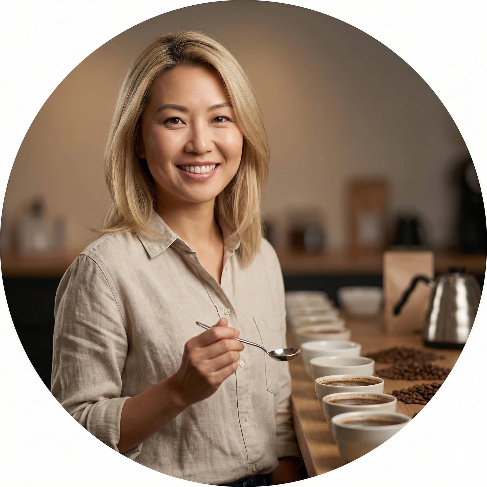 Sarah Chen - Senior Coffee Reviewer & Grinder Specialist
