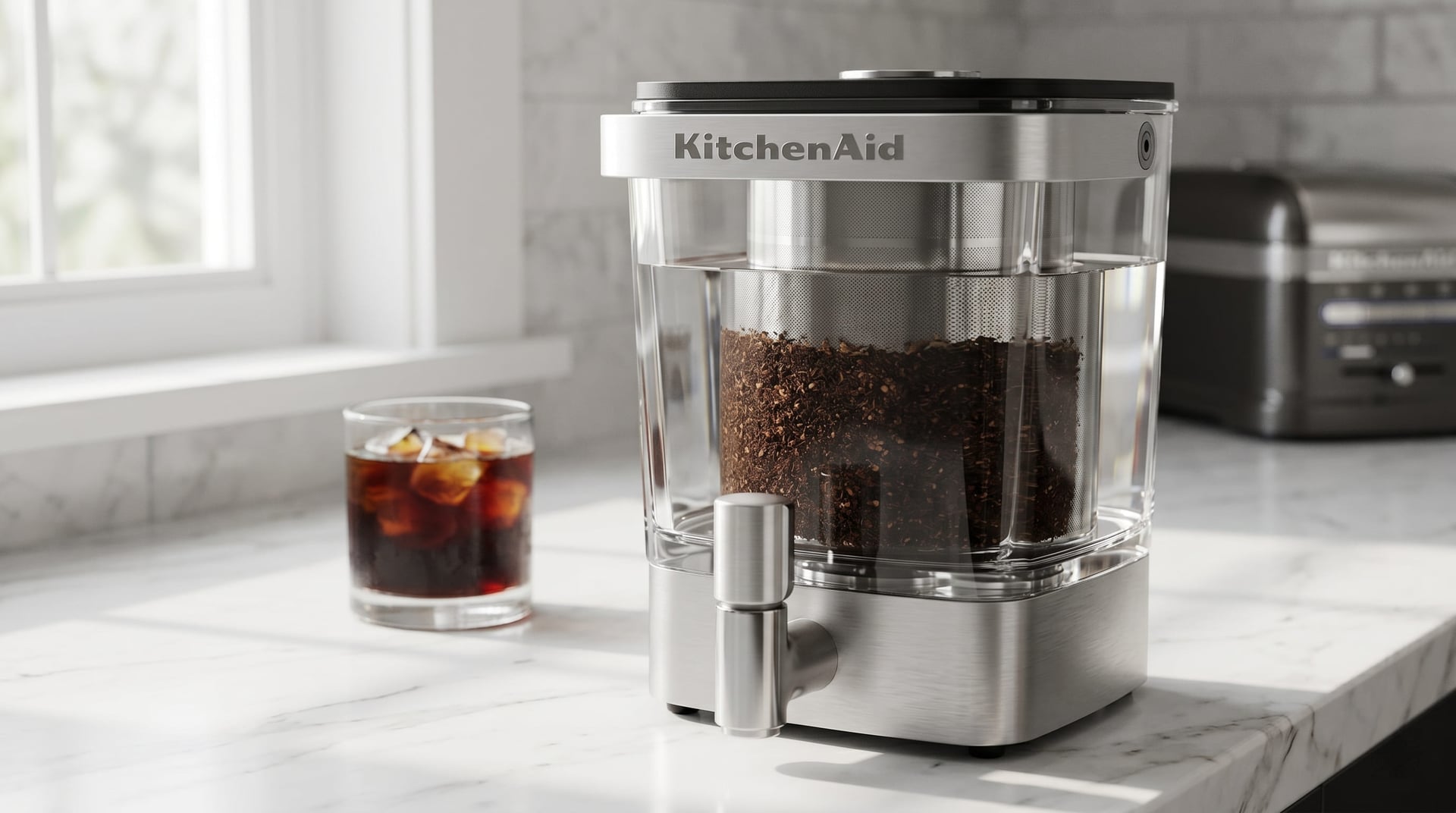 KitchenAid 38 oz Cold Brew Coffee Maker - Hero background