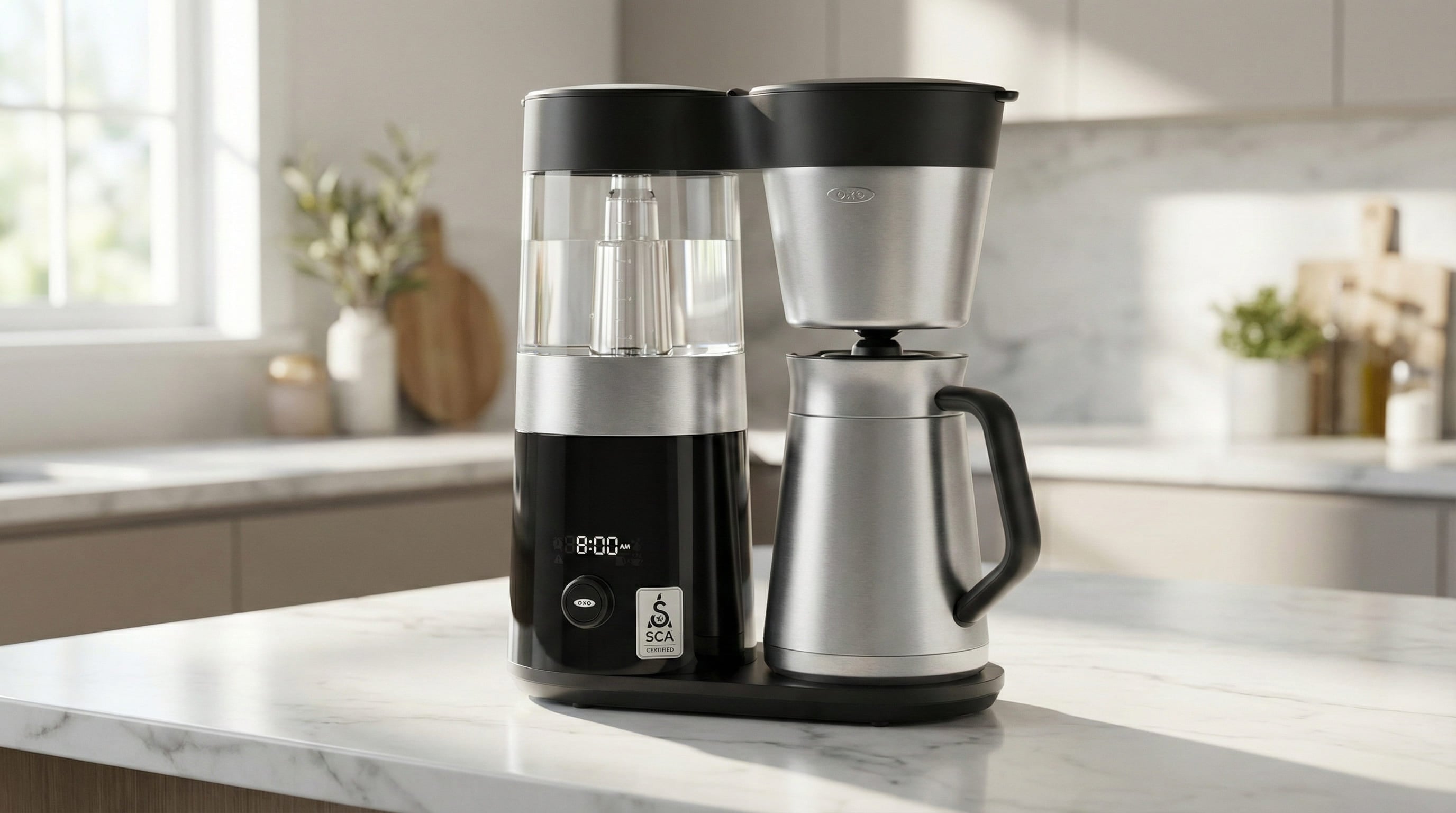 OXO Brew 9-Cup Coffee Maker - Hero background