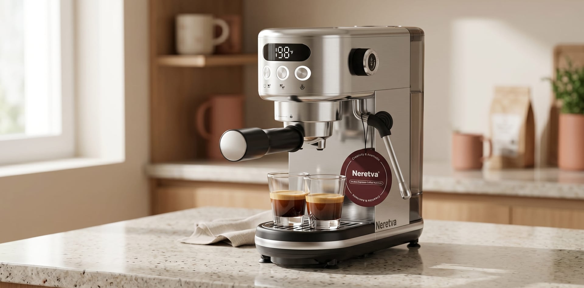 Neretva Espresso Machine - Hero background