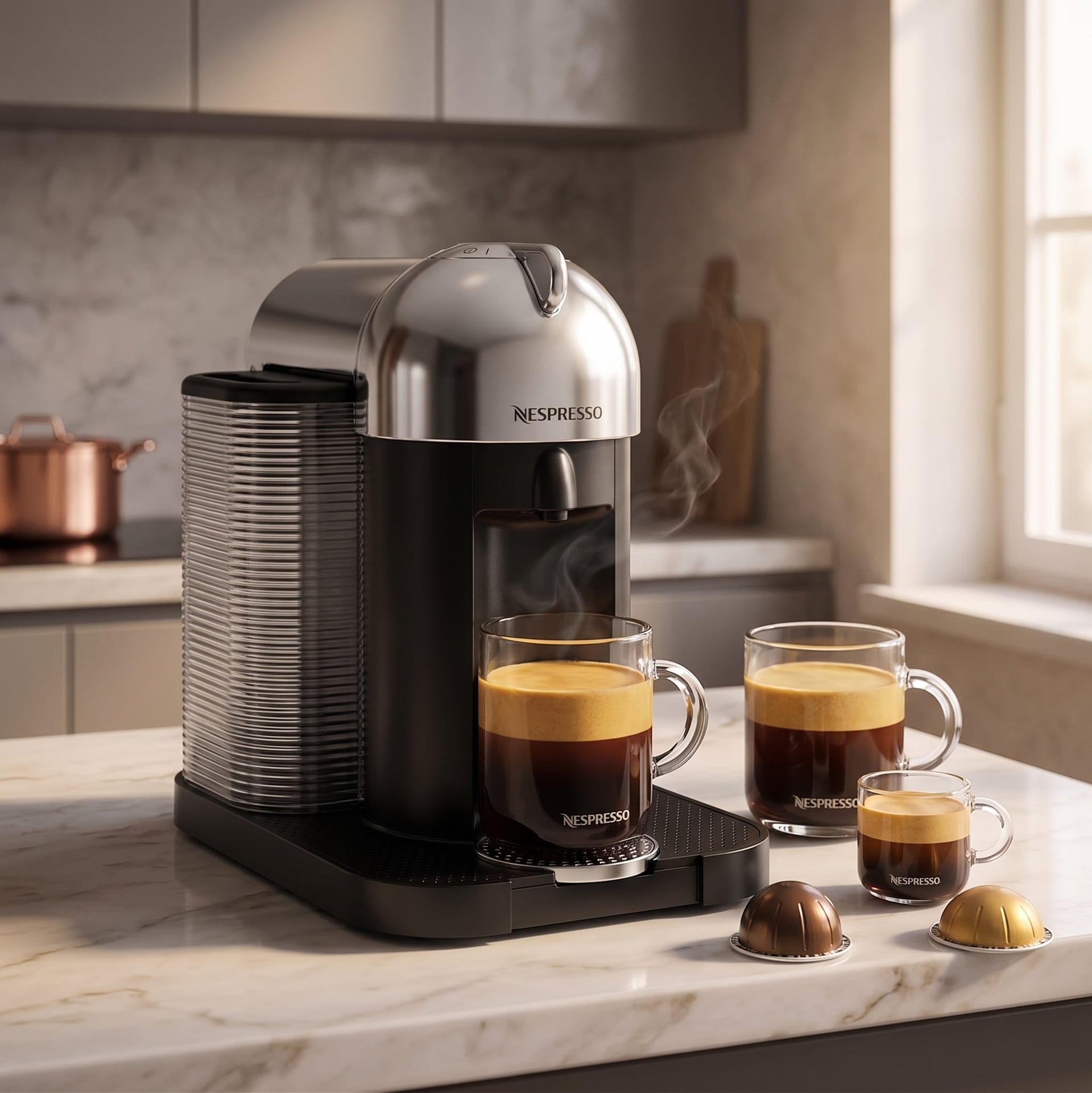 Nespresso Vertuo Coffee and Espresso Maker - Hero background