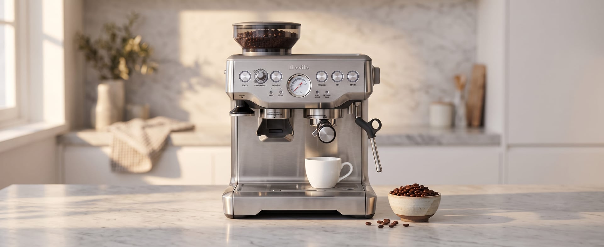 Breville Barista Express BES870XL - Hero background