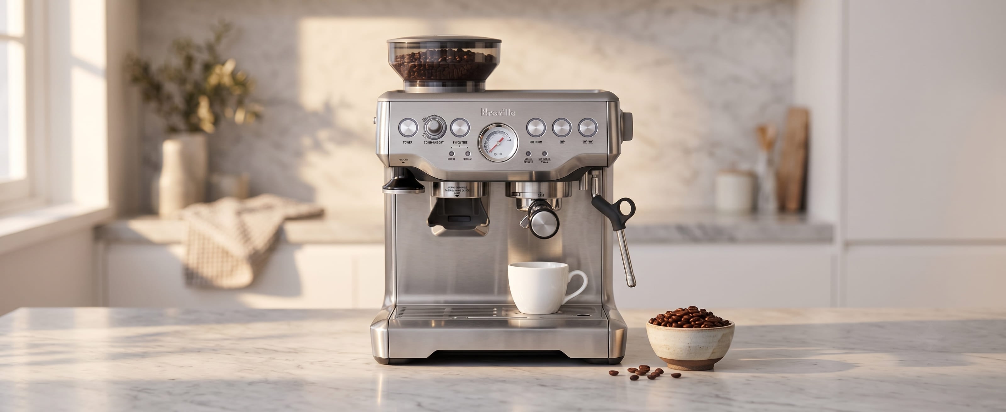 Breville Barista Express BES870XL - Hero background