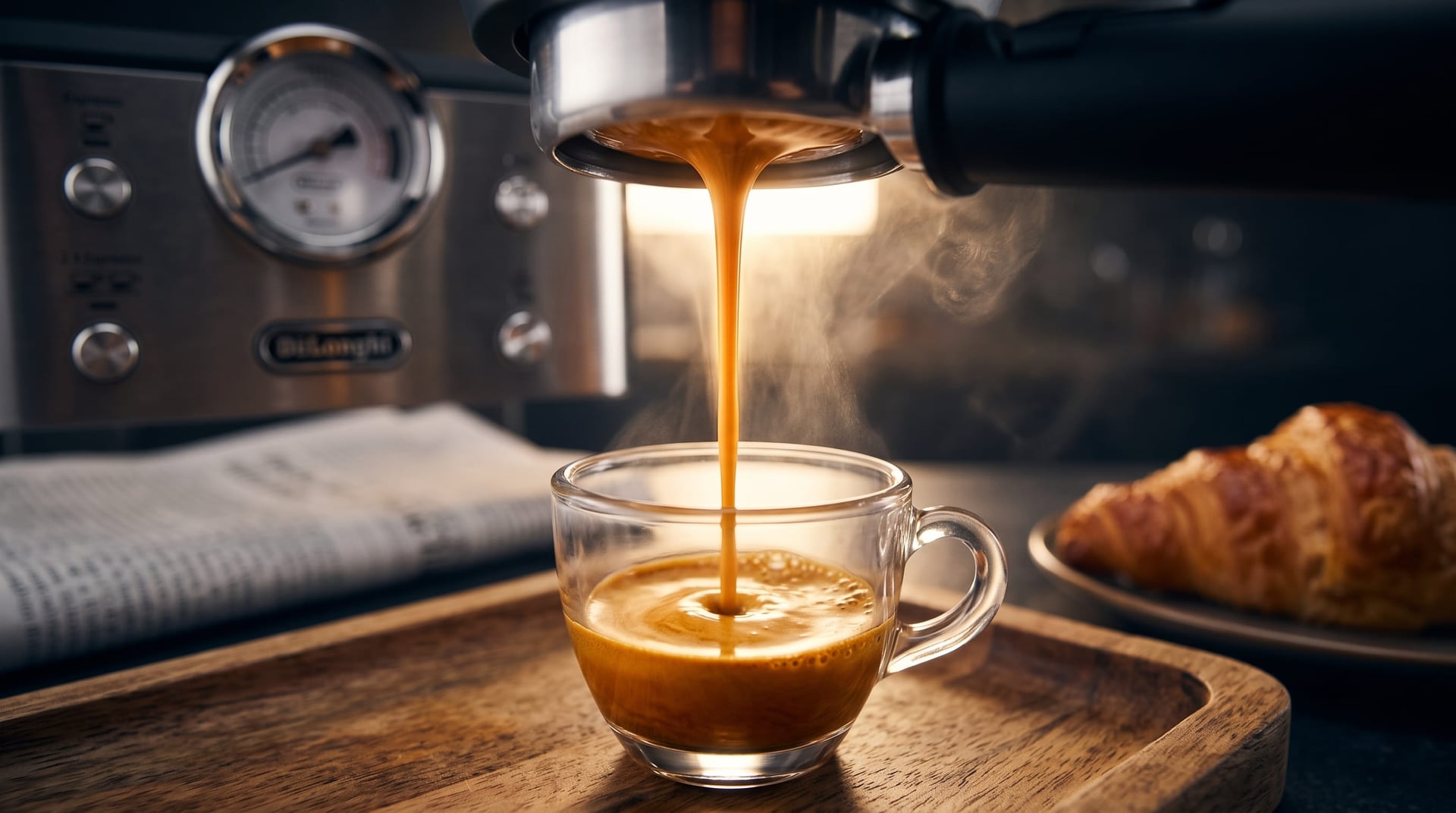 De'Longhi Classic Signature Espresso Machine espresso extraction 51mm portafilter double shot crema formation thermoblock